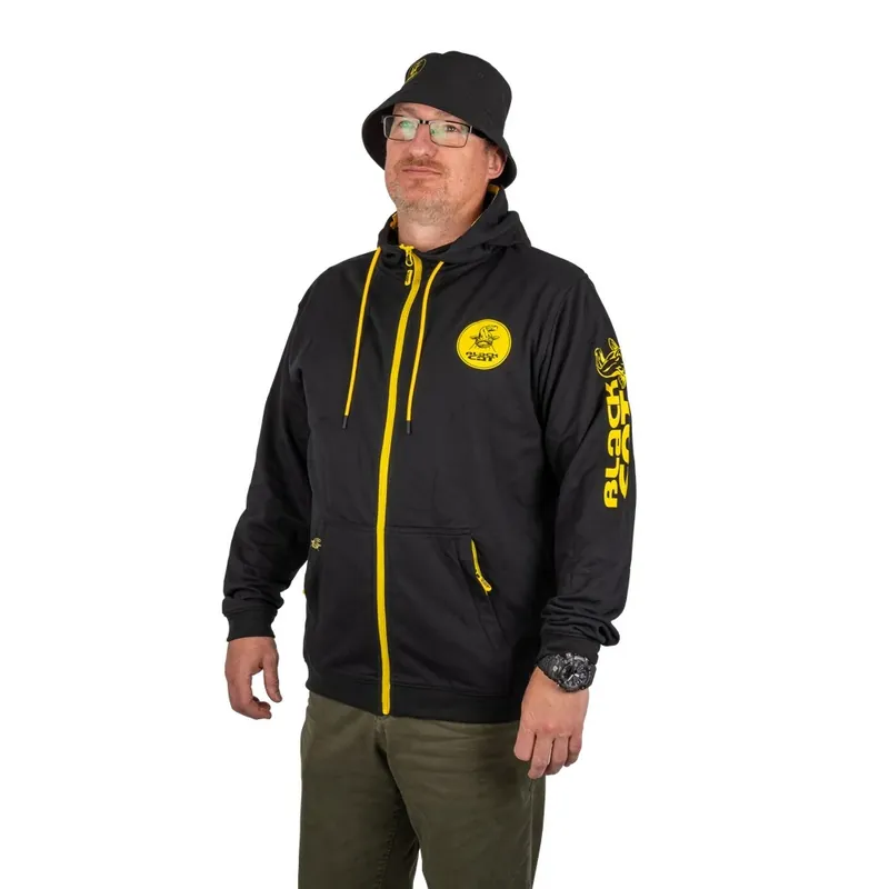 Black Cat Mikina Black Zipped Hoody AKCE Koupit Online