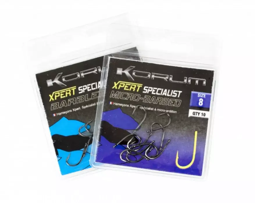 Korum Háček Xpert Specialist Hooks Barbed Velikost 14 Nová Kolekce