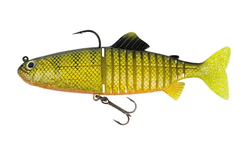 Fox Rage Gumová Nástraha Replicant Jointed UV Natural Perch - 23 cm 130 g AKCE Odeslání Ihned