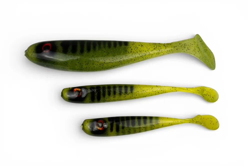 Bezpečná Platba YACCUZA HAND MADE nástrahy - KILLER AIRBRUSH Green Tiger 10cm 8g 3ks