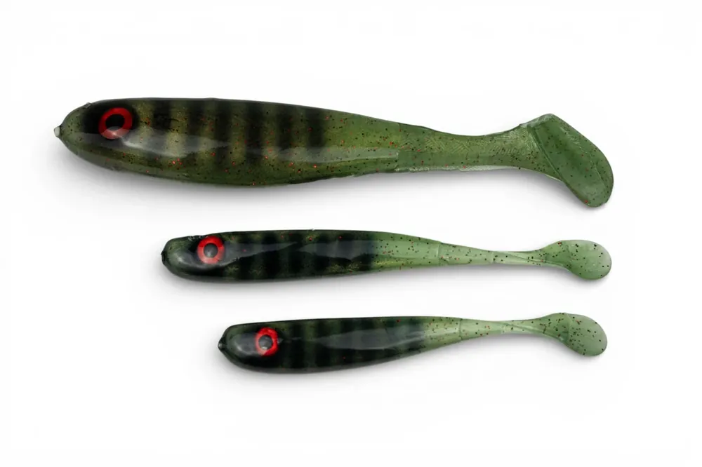 YACCUZA HAND MADE nástrahy - KILLER AIRBRUSH Dark green Stripes 10cm 8g 3ks Výhodná Nabídka