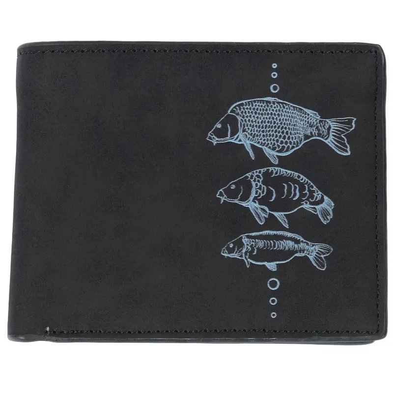 Bezpečná Platba Giants fishing Peněženka černá tři kapři Black Wallet Three Carps