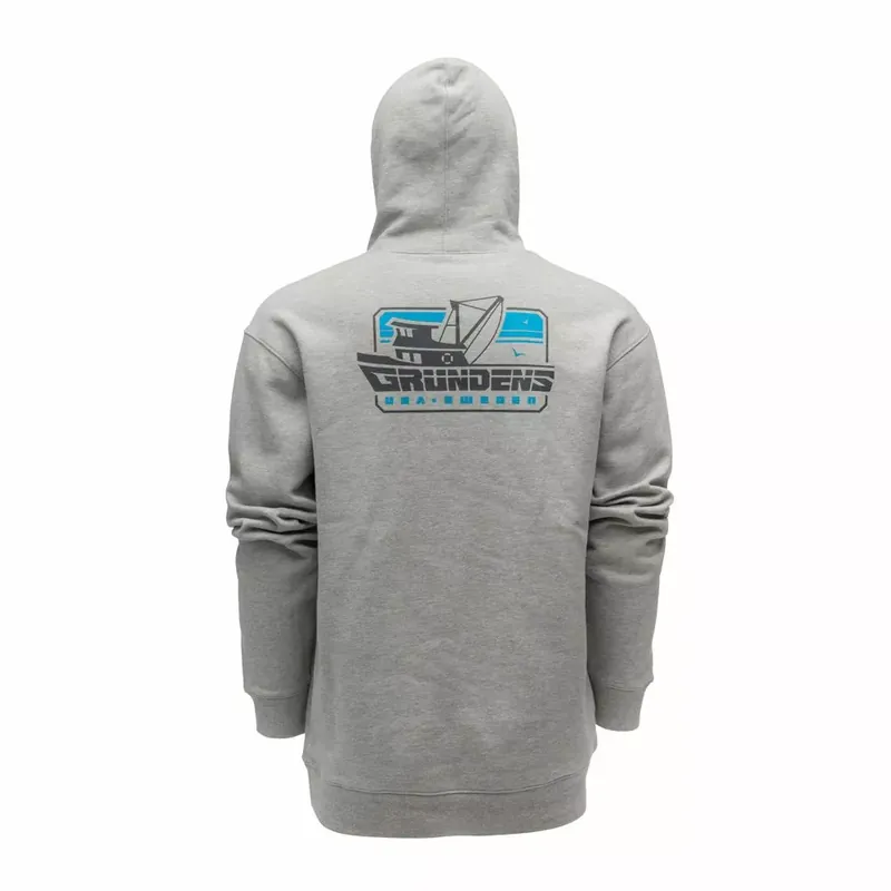 Displacement DWR Hoodie Commercial Boat Athletic Heather L Speciální Cena