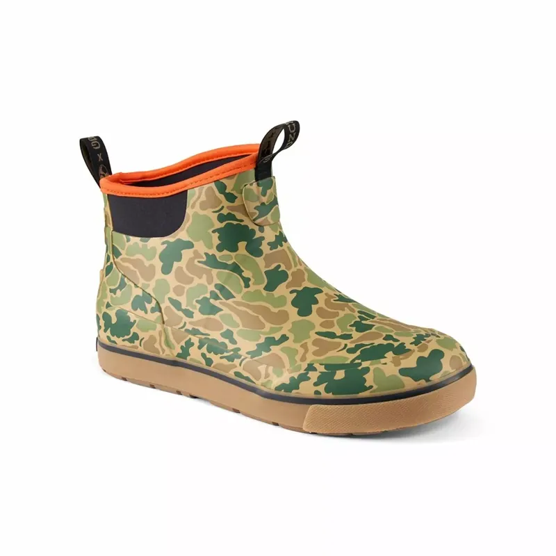 Sezónní Sleva Grundéns Regnkläder AB Deck-Boss Ankle Boot High Fives Camo EU 45