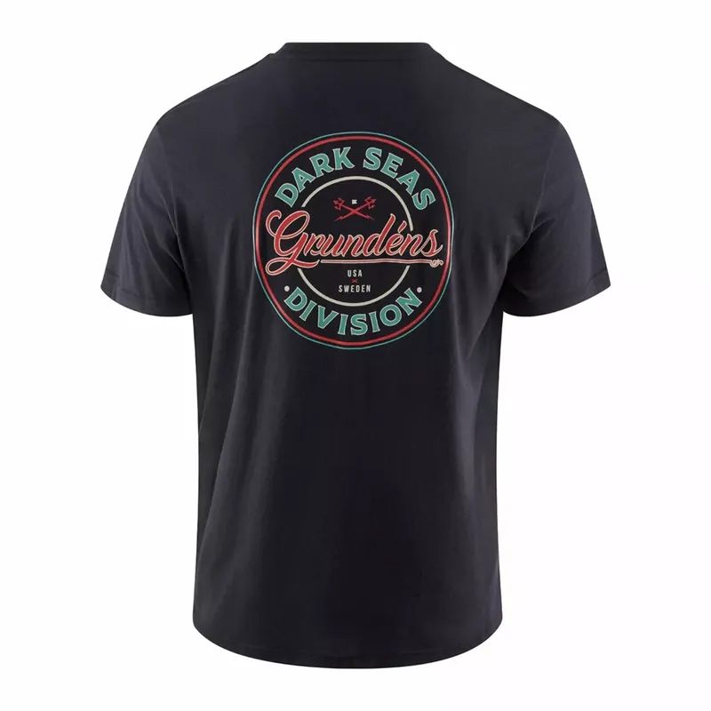 Dark Seas X Grundens Instinctive SS T-Shirt Black M Akce