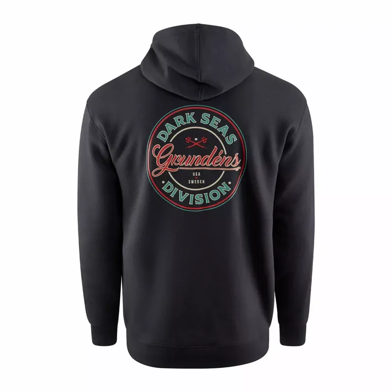 Dark Seas X Grundens Instinctive FZ Hoodie Black XXL Originální