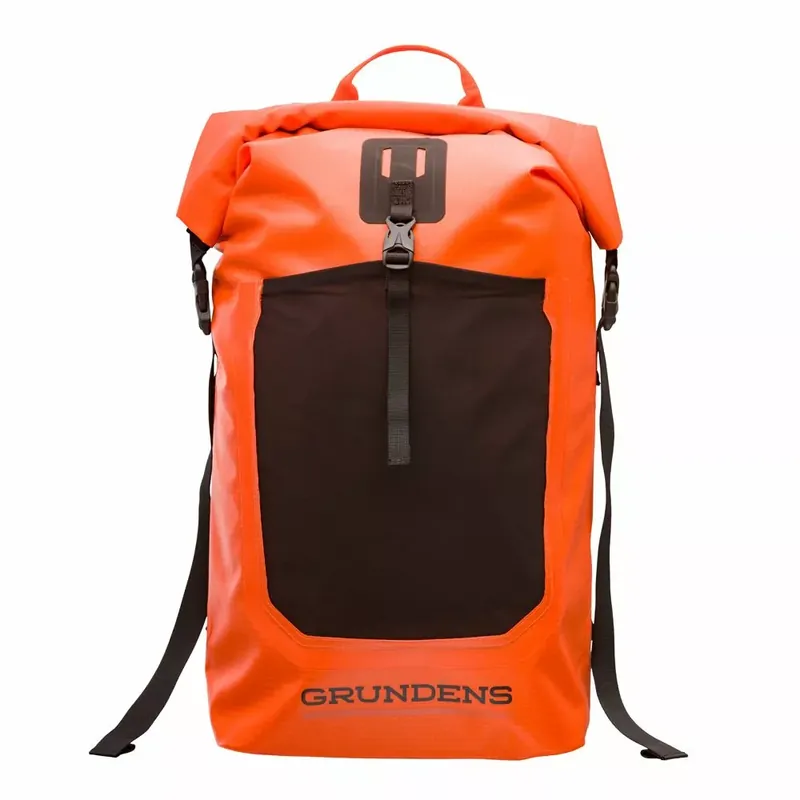 Grundéns Regnkläder AB Bootlegger Roll Top Backpack 30L Red Orange O/S Poslední Šance