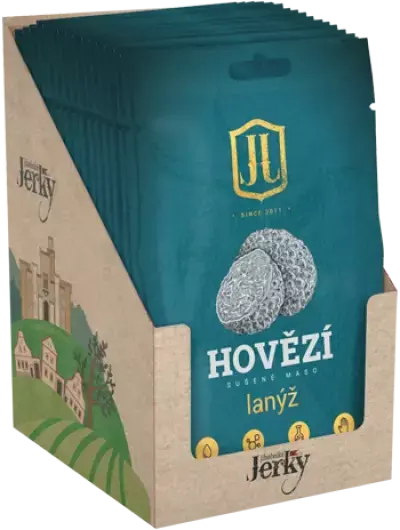 Jihočeské Jerky Hovězí lanýž 20x 20g Nová Kolekce