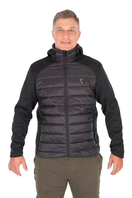 Fox Bunda Collection Hybrid Jacket Black Orange Oblíbený
