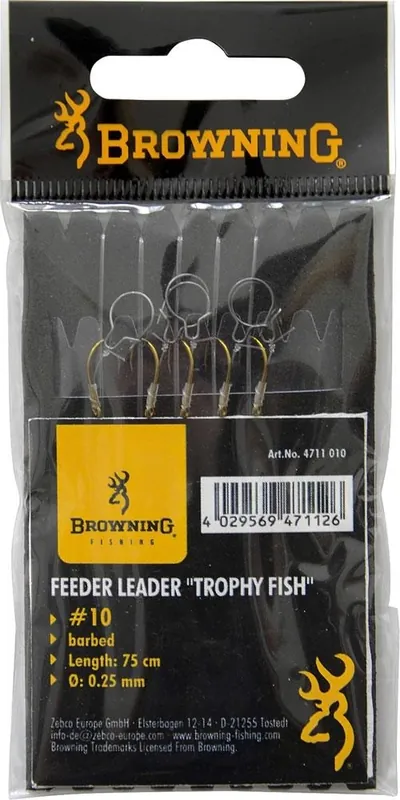 BROWNING Návazec Feeder Trophy Fish 75cm VÝPRODEJ Hit Sezóny