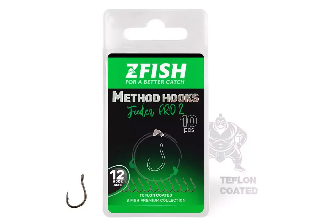 Nejprodávanější ZFISH Háčky Method Feeder PRO 2