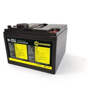 Finální Výprodej MIVARDI M-CELL LiFePO4 12V 23Ah + 5A nabíječka