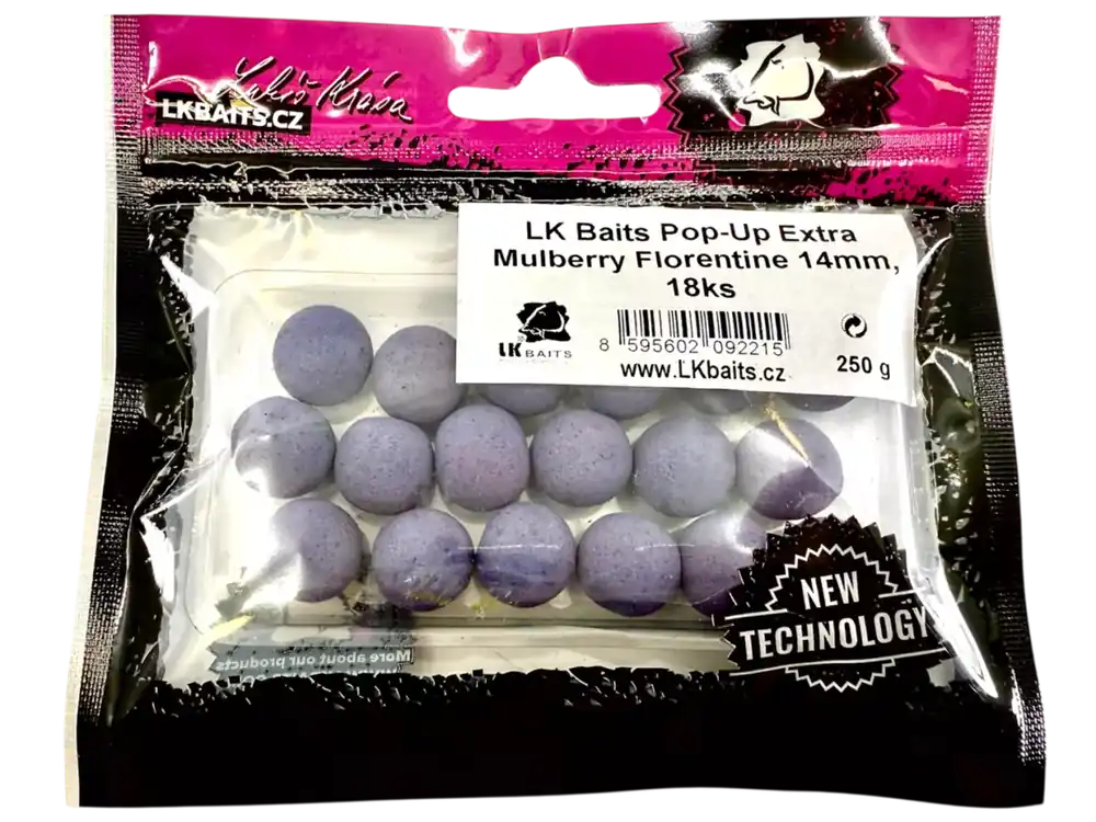 Bezpečná Platba LK Baits Pop-Up Extra Mulberry Florentine 14mm, 18ks