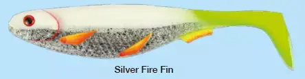 STROFT PREDATOR UV Silver Fire Fin - 14 cm 1ks Bezpečná Platba