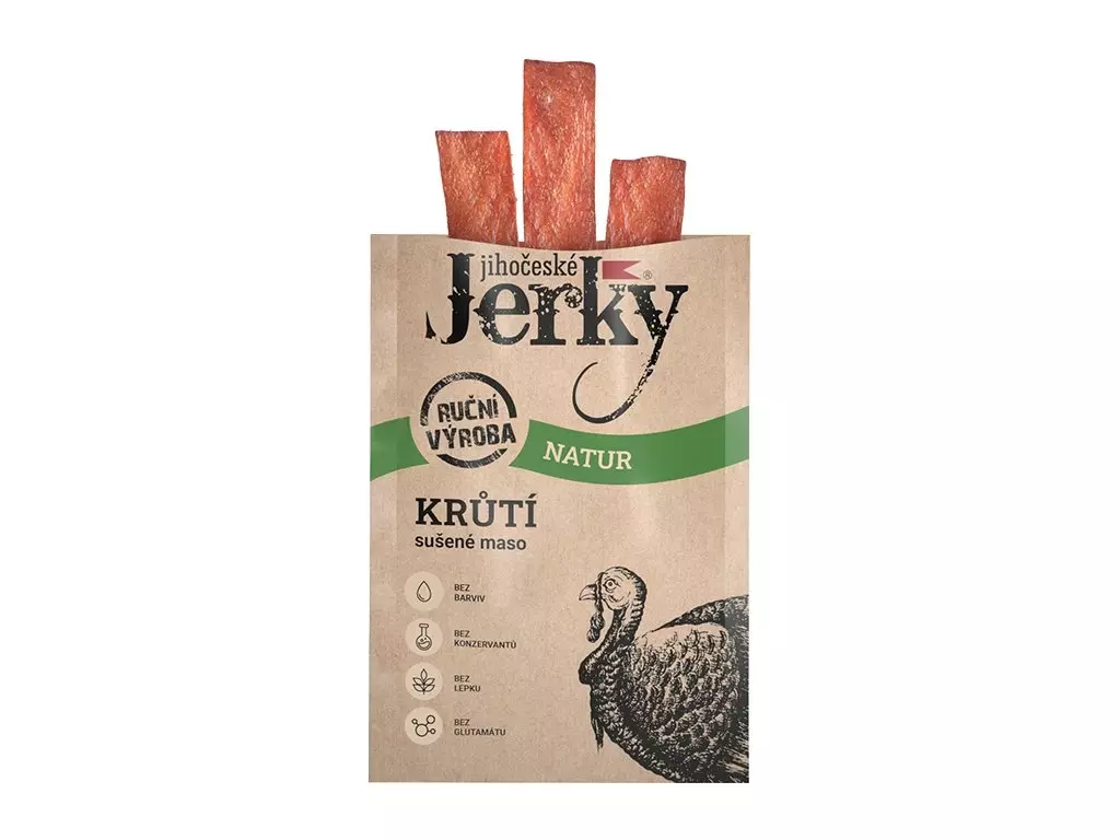 Finální Výprodej Jihočeské Jerky Krůtí natur 20g