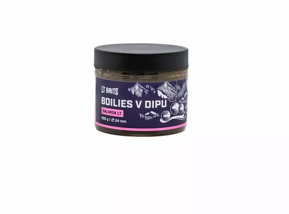 Speciální Cena LT BAITS Salmon LT Dipované Boilies 300G