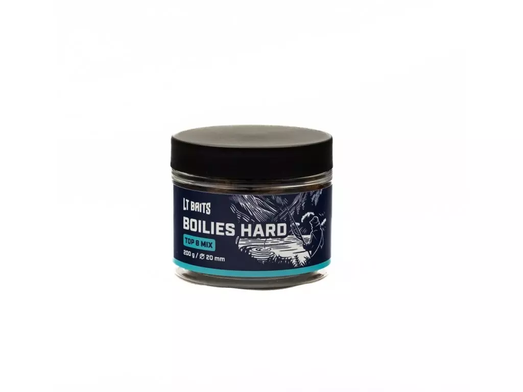 Vysoce Kvalitní LT BAITS TOP 8 MIX Boilies Hard 200g