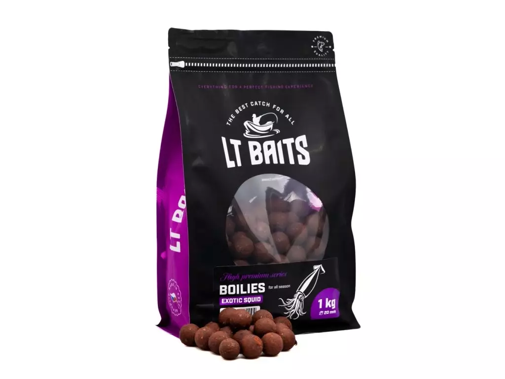 LT BAITS Boilies EXOTIC SQUID 1KG Vrácení Zdarma