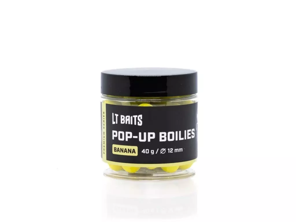 Nejprodávanější LT BAITS Pop up Boilies 12mm 40g BANANA