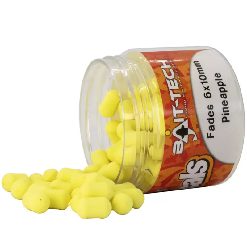 Expresní Doručení Bait-Tech Criticals Fades Wafters - Yellow Pineapple 6x10 mm, 50 ml