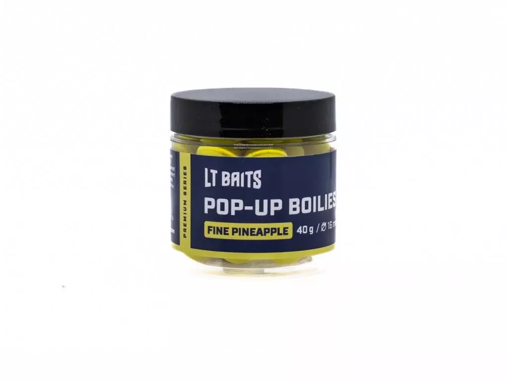 LT BAITS Fine Pineapple Pop Up boilies 12mm 40g Ihned K Objednání