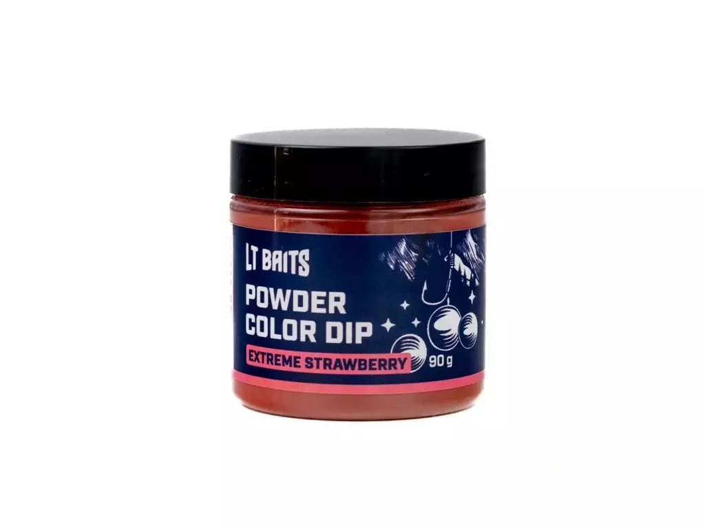 Odeslání Ihned LT BAITS Extreme Strawberry Powder Colour Dip 90g
