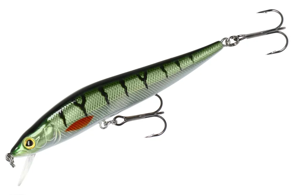 Nová Kolekce Mikado Wobler Fishunter Ghost Natural Perch 8cm 5,4g