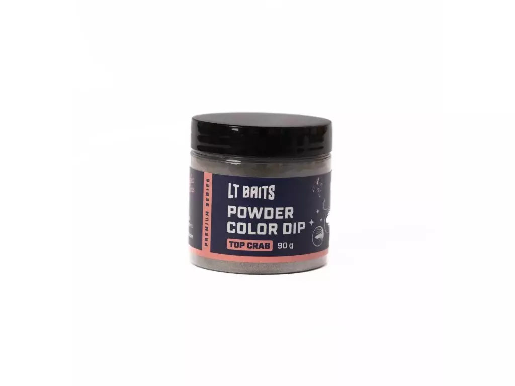 Oblíbený LT BAITS Top Crab powder color dip 90g