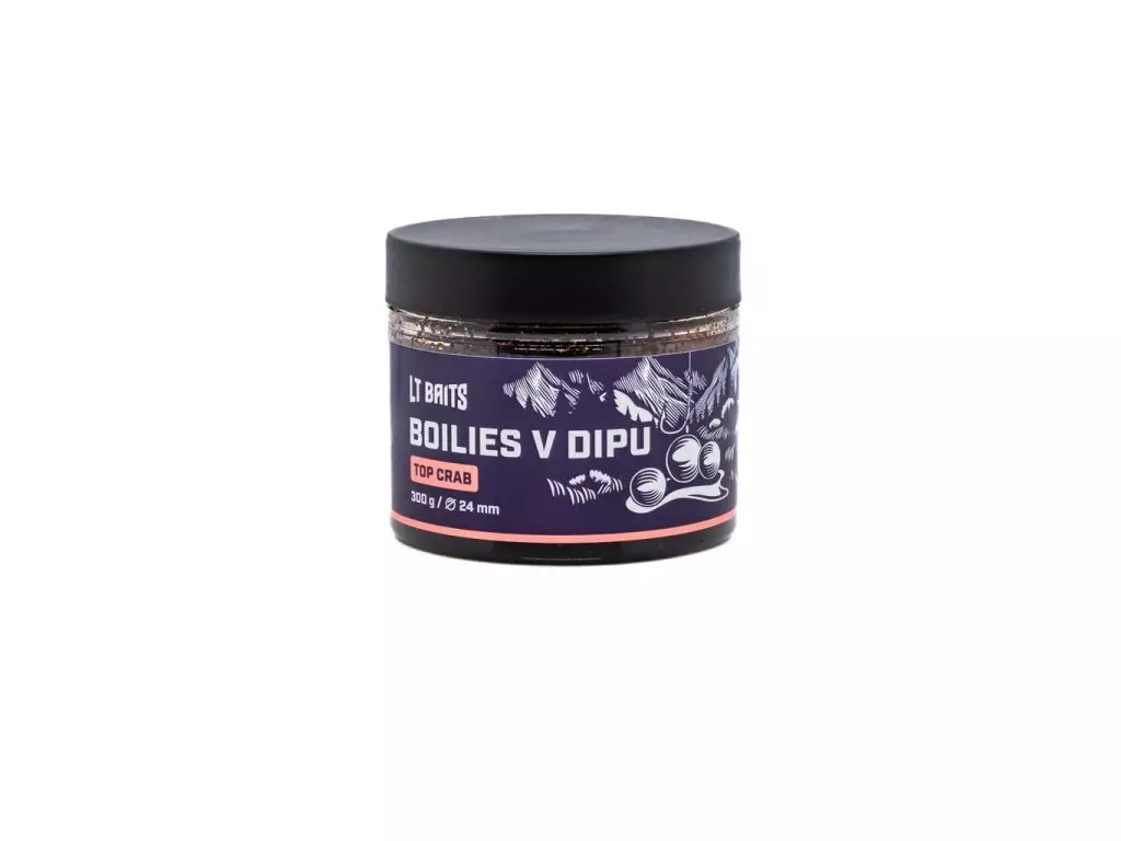 LT BAITS Top Crab dipované boilies 300g Must-Have