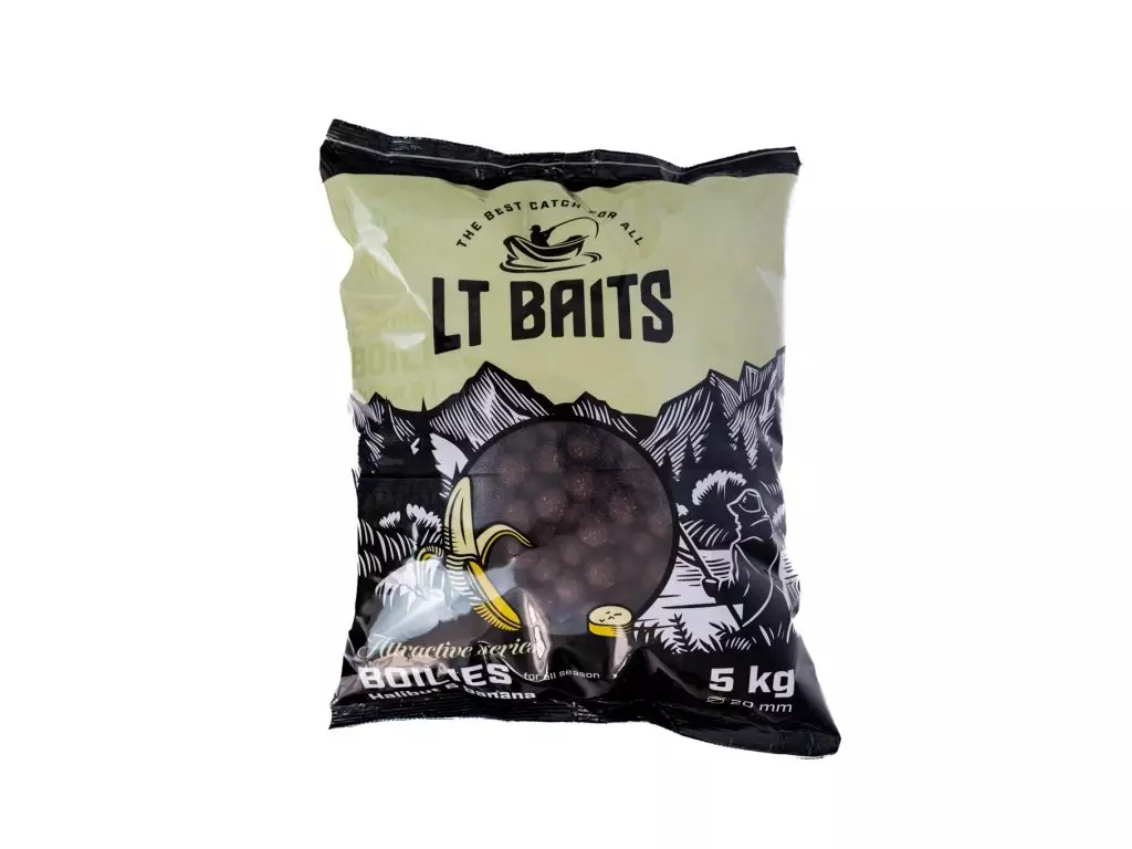LT BAITS Halibut Banana boilies 5kg Omezená Nabídka