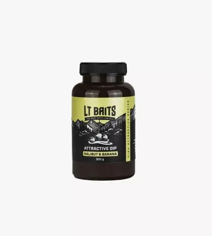 LT BAITS Dip 300g HALIBUT BANANA Speciální Cena