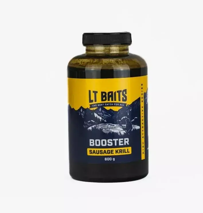Nejprodávanější LT BAITS Booster 600g SSK SAUSAGE KRILL