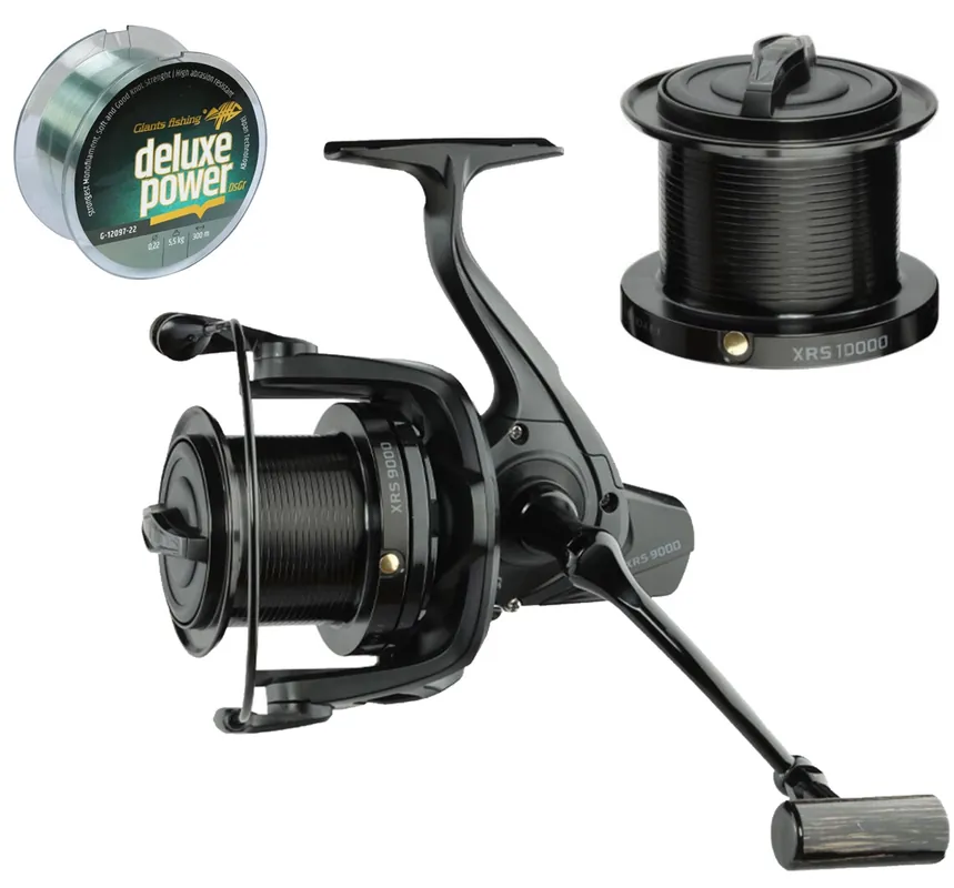 Tovární Cena Giants fishing Naviják XRS FD 9000 + černá cívka 10000 a VLASEC ZDARMA!