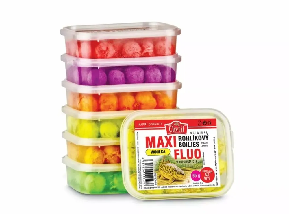 CHYTIL Rohlíkový boilies Maxi FLUO 20 mm, 65g Bezpečná Platba