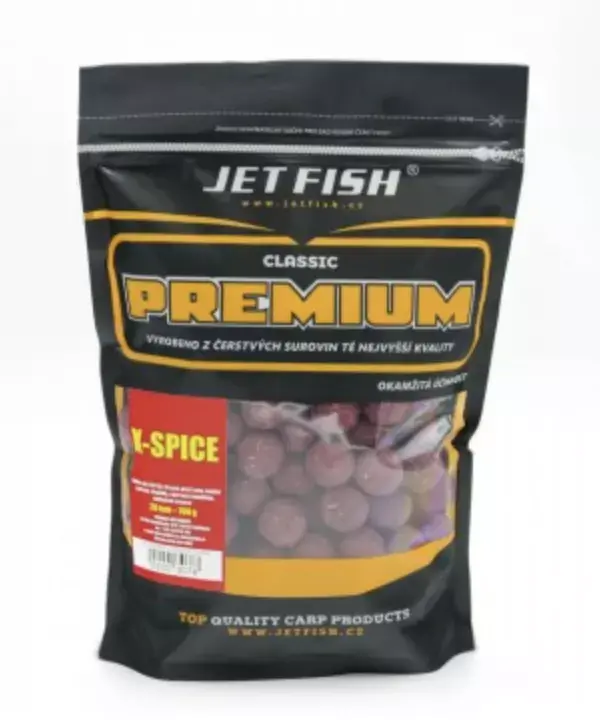 JET FISH Premium clasicc boilie X-SPICE 700g - 20mm Zlevněný