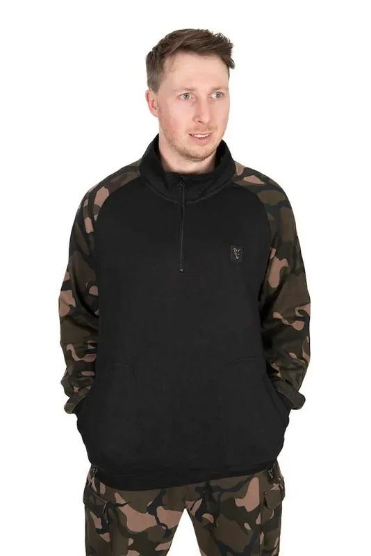 Fox Mikina LW Black Camo QTR Zip VÝPRODEJ Kup Teď