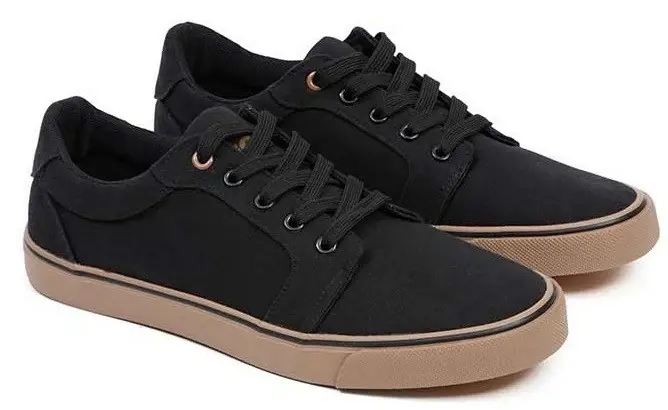 Finální Výprodej FOX Boty Black Canvas Shoe