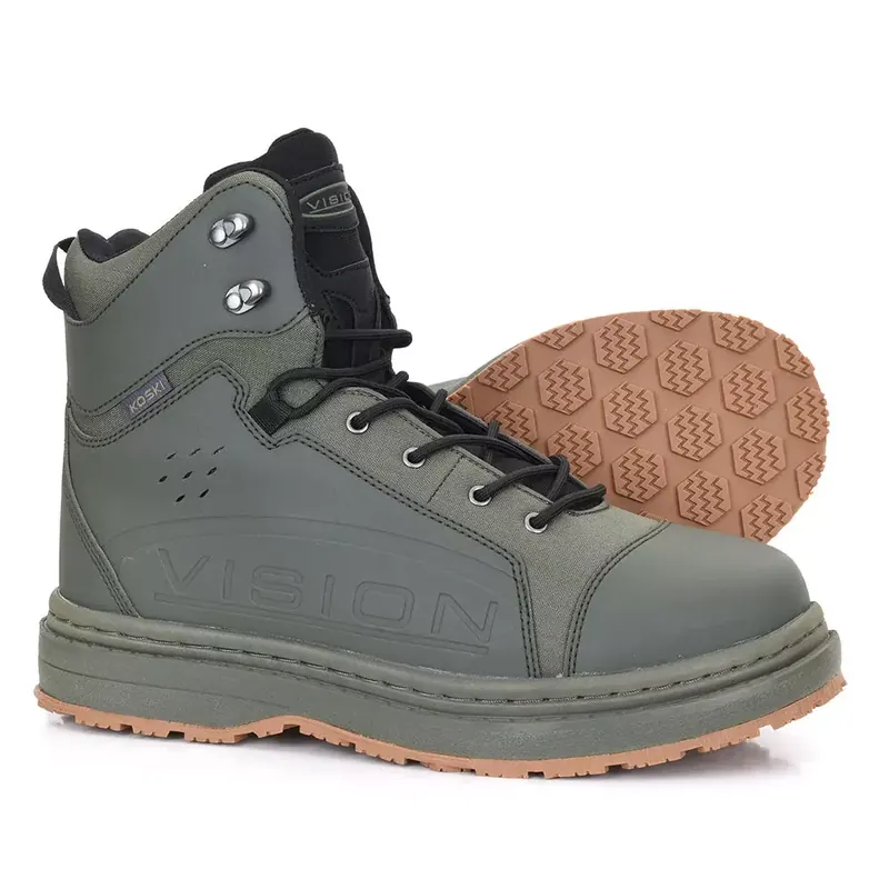 Odeslání Ihned Vision Brodící boty Koski Gummi Wading Shoe 2.0 Green