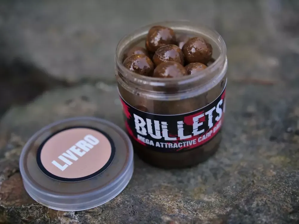 Top Prodej Carp Time G.B.U. BULLETS LIVERO - dipované boilies