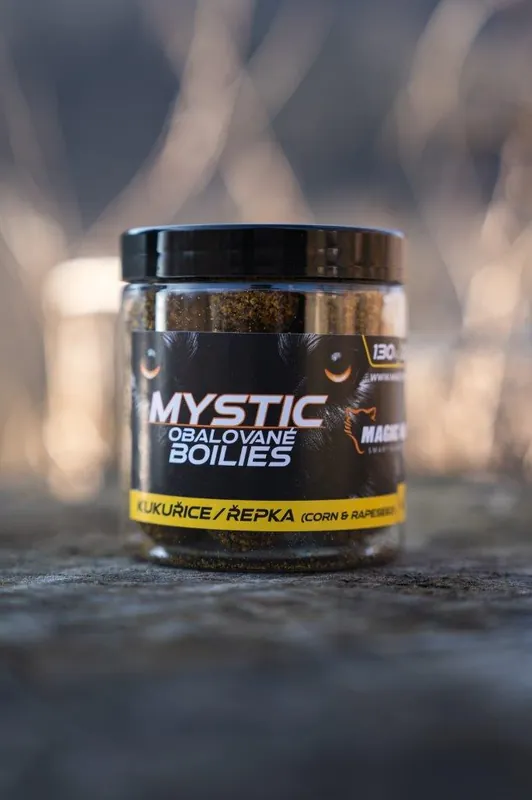 MAGIC WOLF Boilies obalované Mystic 22mm KUKUŘICE/ŘEPKA 130g Cenově Výhodný