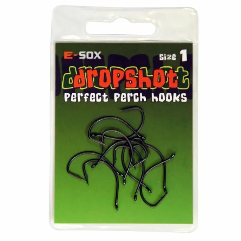 Drennan háčky E- SOX Dropshot Hook Size 1 Cenově Výhodný