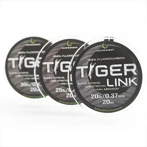 Víkendová Akce GARDNER Fluorocarbonový vlasec Tiger Link 20m
