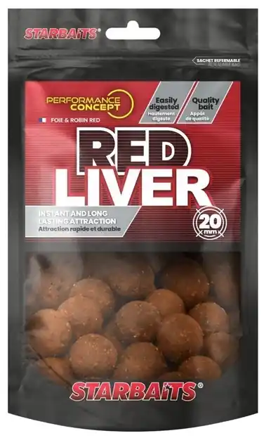 Starbaits Boilies Red Liver 200g Aktuální