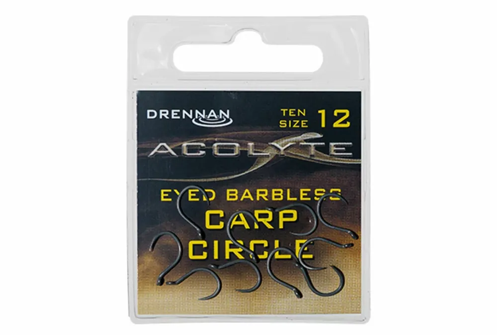 Expresní Doručení Drennan háčky Acolyte Carp Circle Barbless vel.12