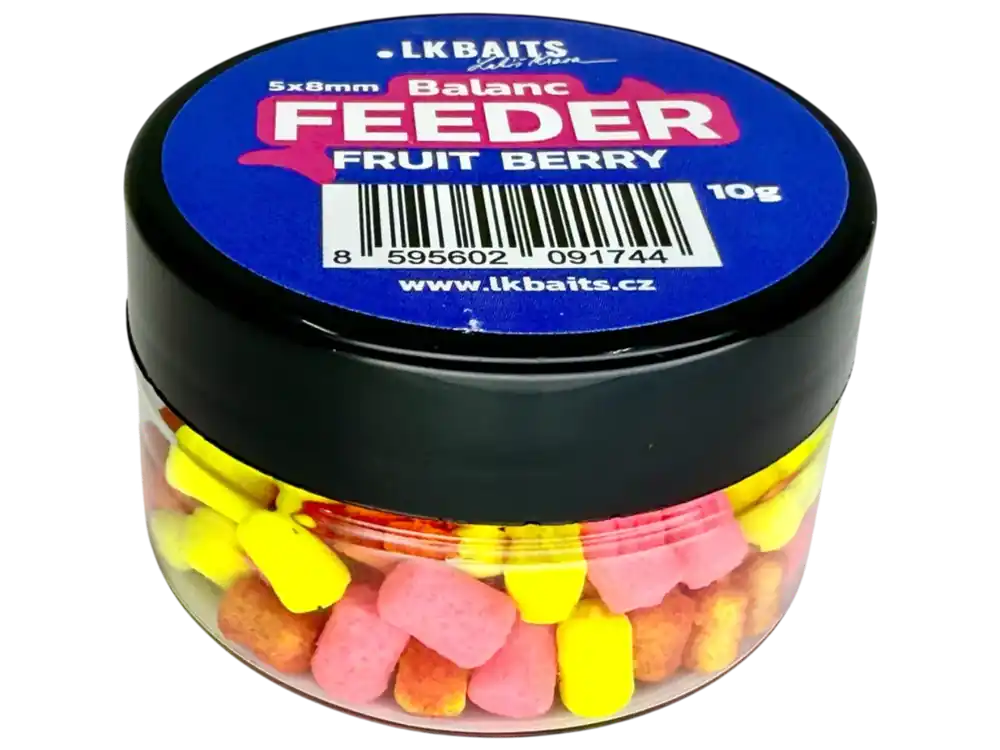 LK Baits Balanc Feeder Fruit Berry, 5x8mm, 10g Hit Sezóny