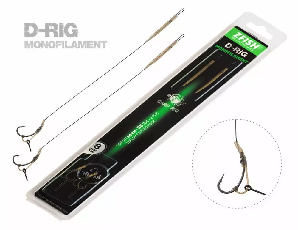 ZFISH Návazec Monofilament D-Rig Nejlepší Cena