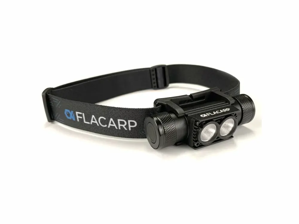 Super Cena Hlásiče FLACARP - Vodotěsná nabíjecí čelovka HL3UV, bílá + UV LED