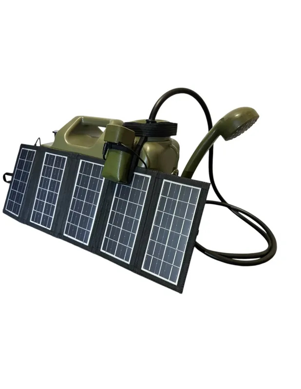 Odeslání Ihned HOLDCARP Rechargeable Camping Shower 11L + Solar 10W