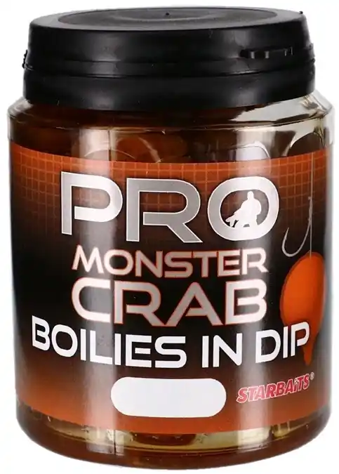 STARBAITS Boilies in Dip Pro Monster Crab 150g Cenově Výhodný