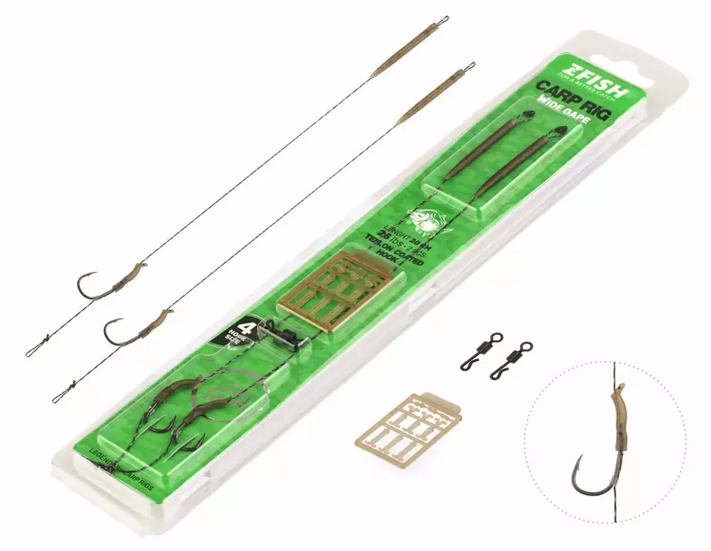 ZFISH Návazec Wide Gape Carp Rig Akční Nabídka